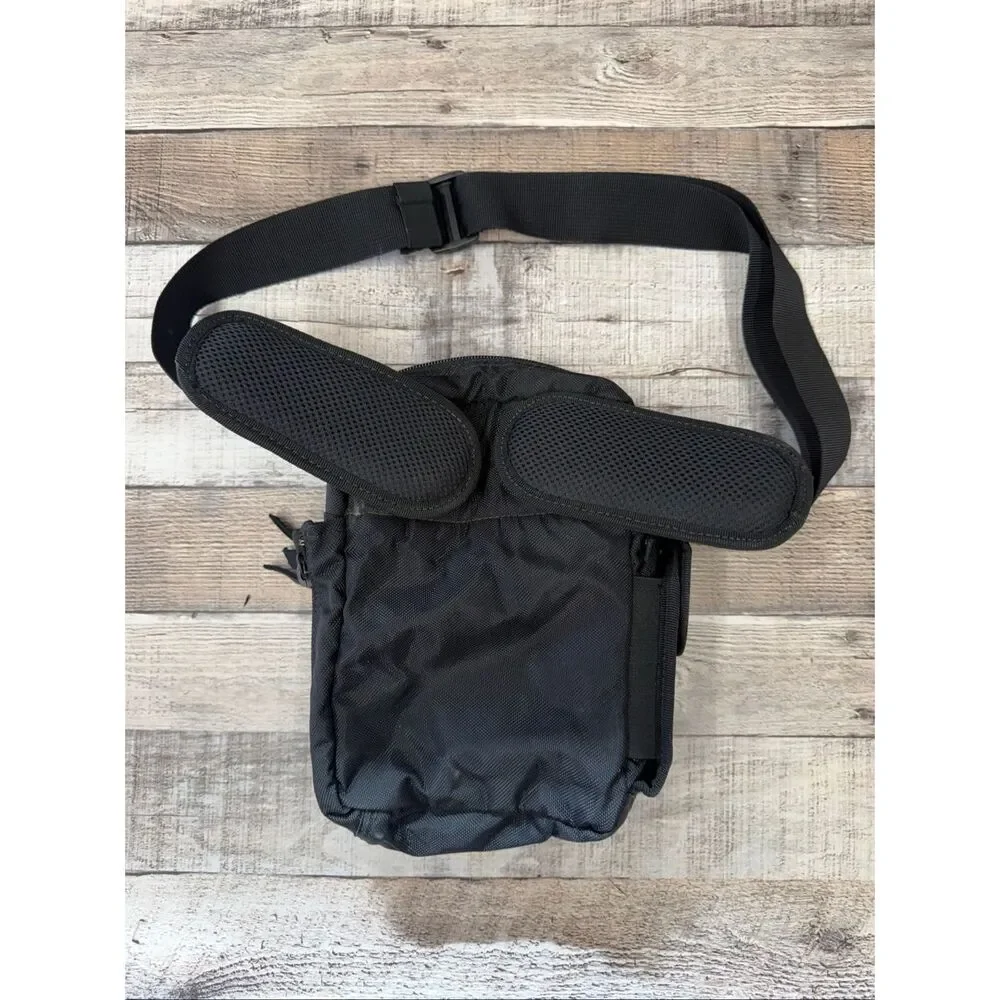 Victorinox Swiss Army Nylon Shoulder Bag Black Utility Outdoor Camping Fishing
